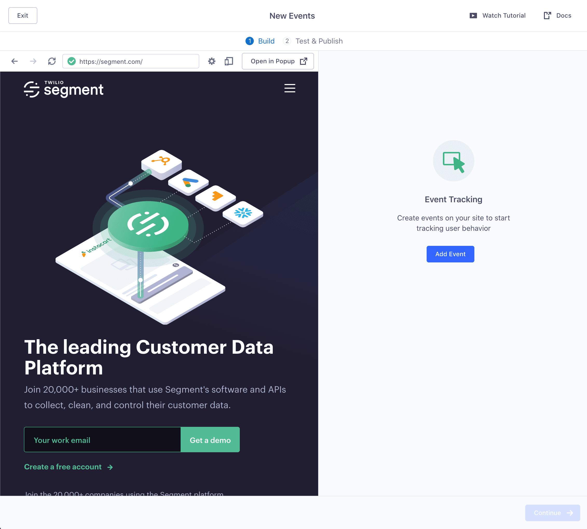 Start Drafting Your Event.