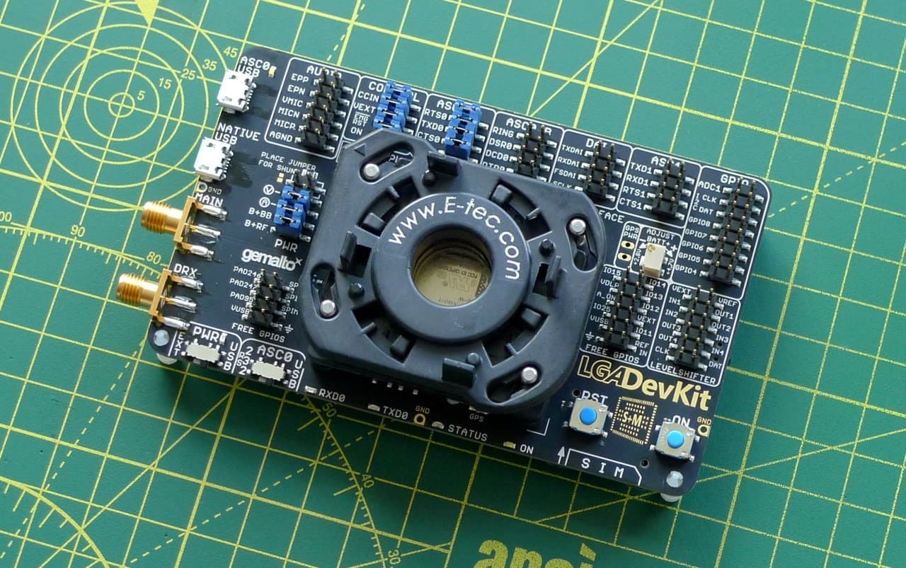 Thales' LGA DevKit features tools designed for the development of cellular applications.