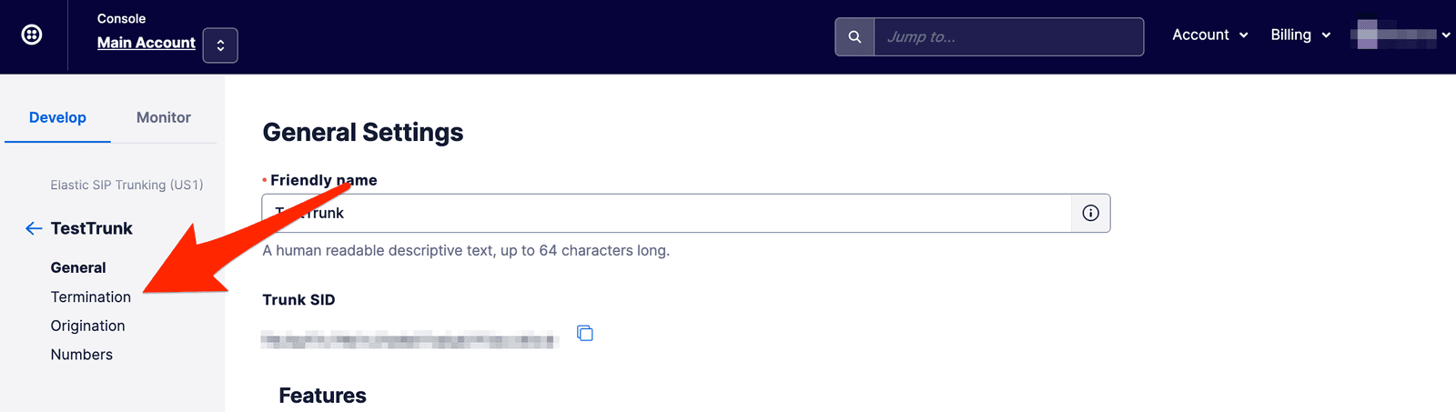 Configure SIP trunk header manipulation policy with region-specific CPS settings.
