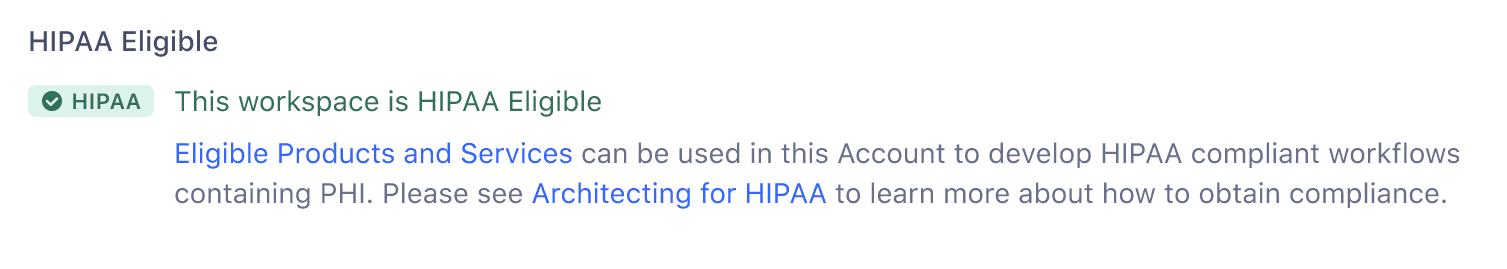 HIPAA Eligible.