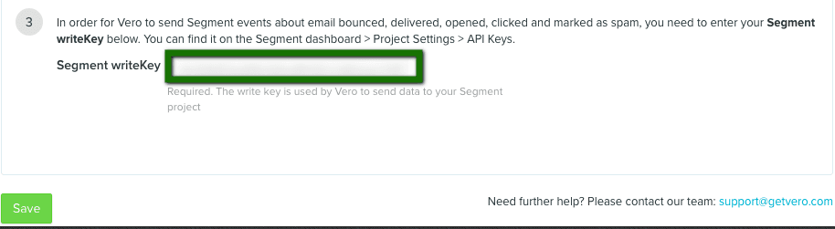 Send email events from Vero.