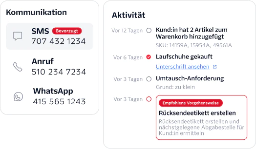 Flex UI supporting sales outreach through the channels customers prefer: SMS, voice calls, WhatsApp