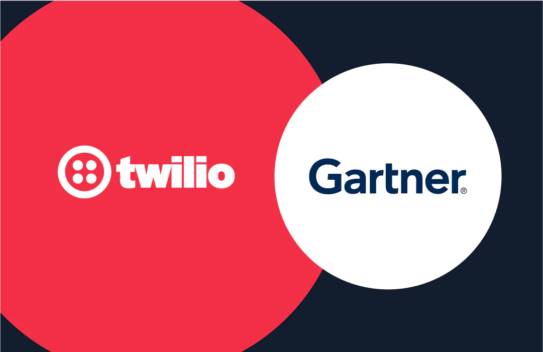 Twilio recognized as a Leader in the Gartner Magic Quadrant for Communications Platform as a Service
