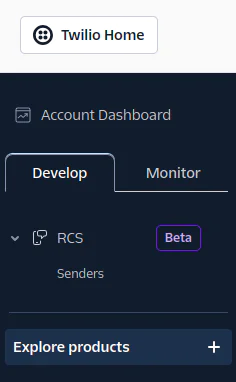 Pin RCS in the console