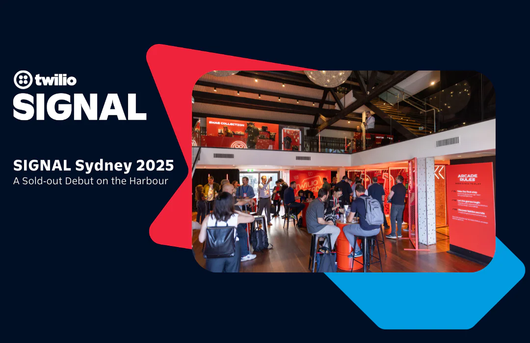 People at Twilio SIGNAL Sydney 2025 Event