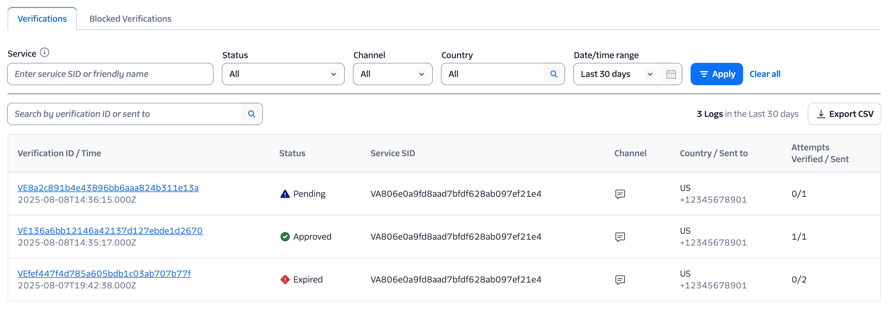 verify services logs