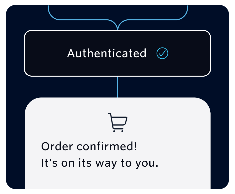 User enjoying safe, secure, and seamless online purchasing and payments