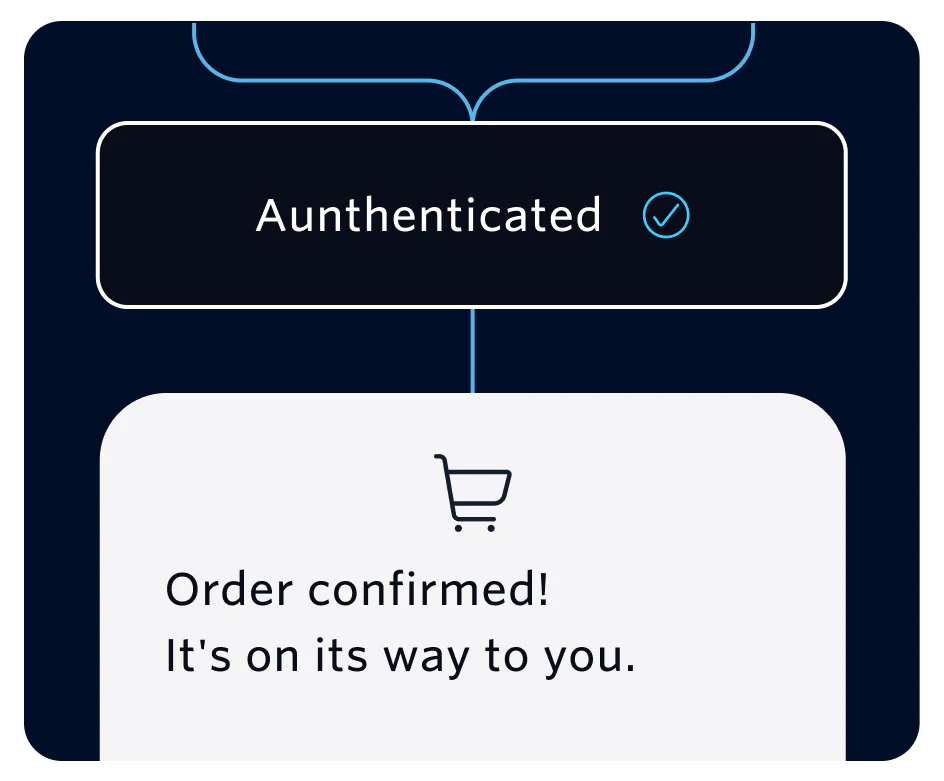 User enjoying safe, secure, and seamless online purchasing and payments