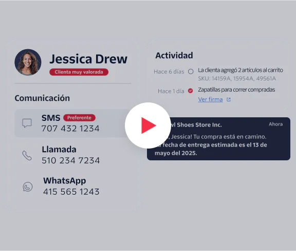 Illustration of the Flex UI showing how agents can pull up details about their customers’ policies for a seamless, contextual customer service experience.