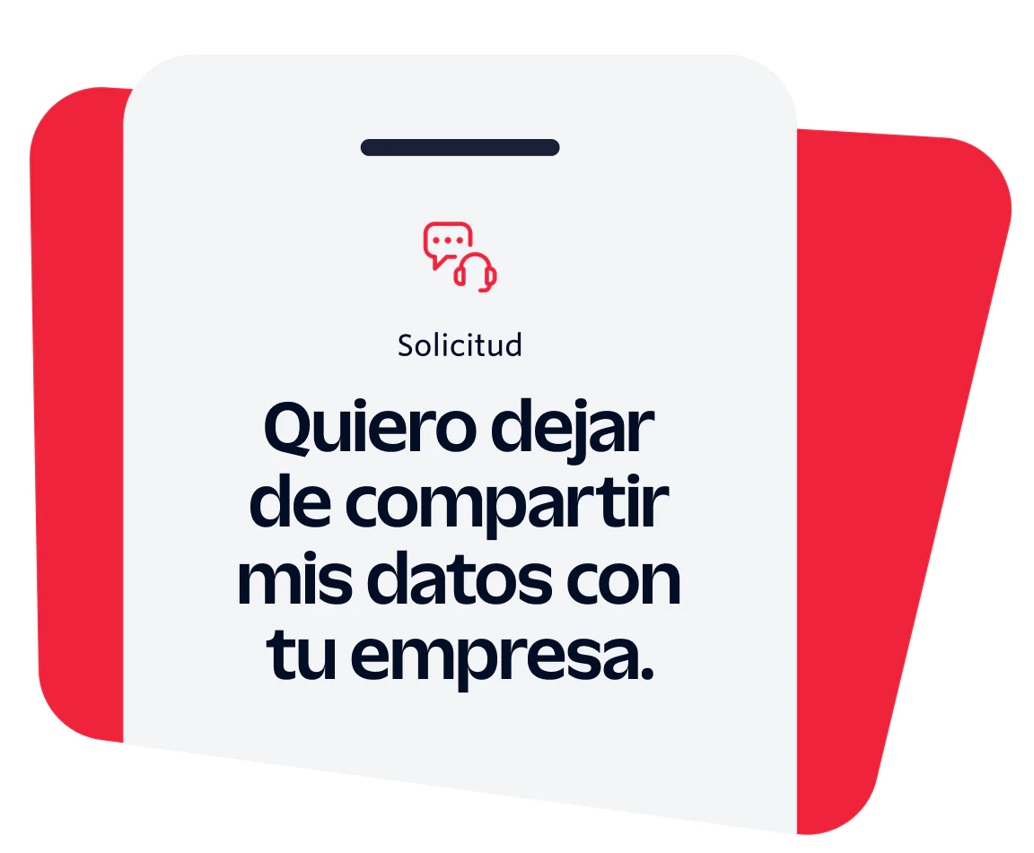 Data Privacy Request Notice Notice to stop sharing personal data with the company.