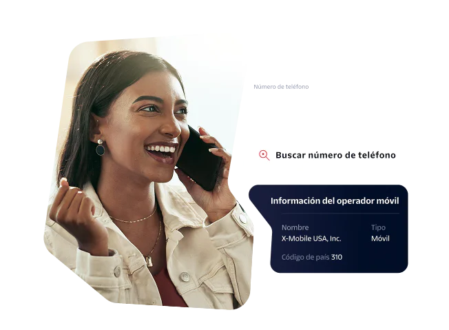  Illustration showing how a business can use Lookup to verify a customer’s phone number as a security measure. 