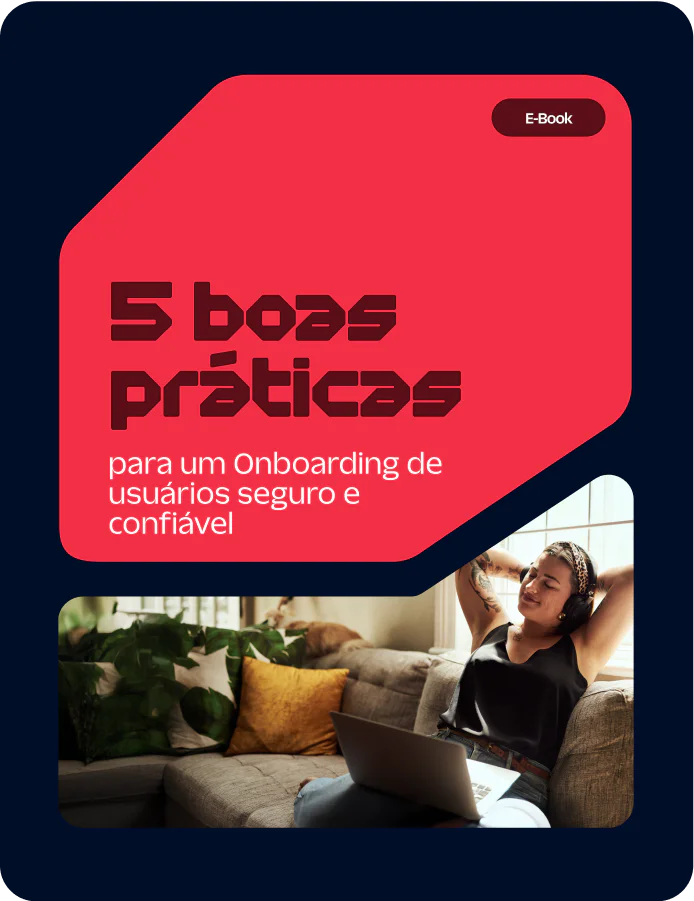 Ebook: 5 Best Practices for Seamless & Secure
User Onboarding E-Book cover with title 5 Best Practices for Seamless & Secure User Onboarding on a red background