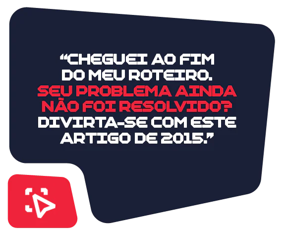 Imagem de texto mostrando frustração com a falta de resolução em um roteiro de suporte ao cliente.
